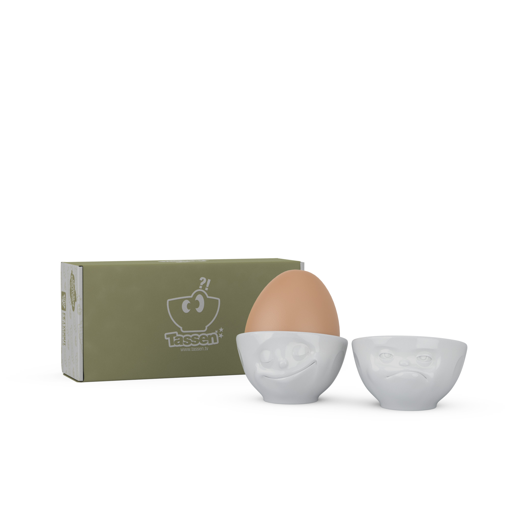 Eierbecher-Set Glücklich & Hmpff