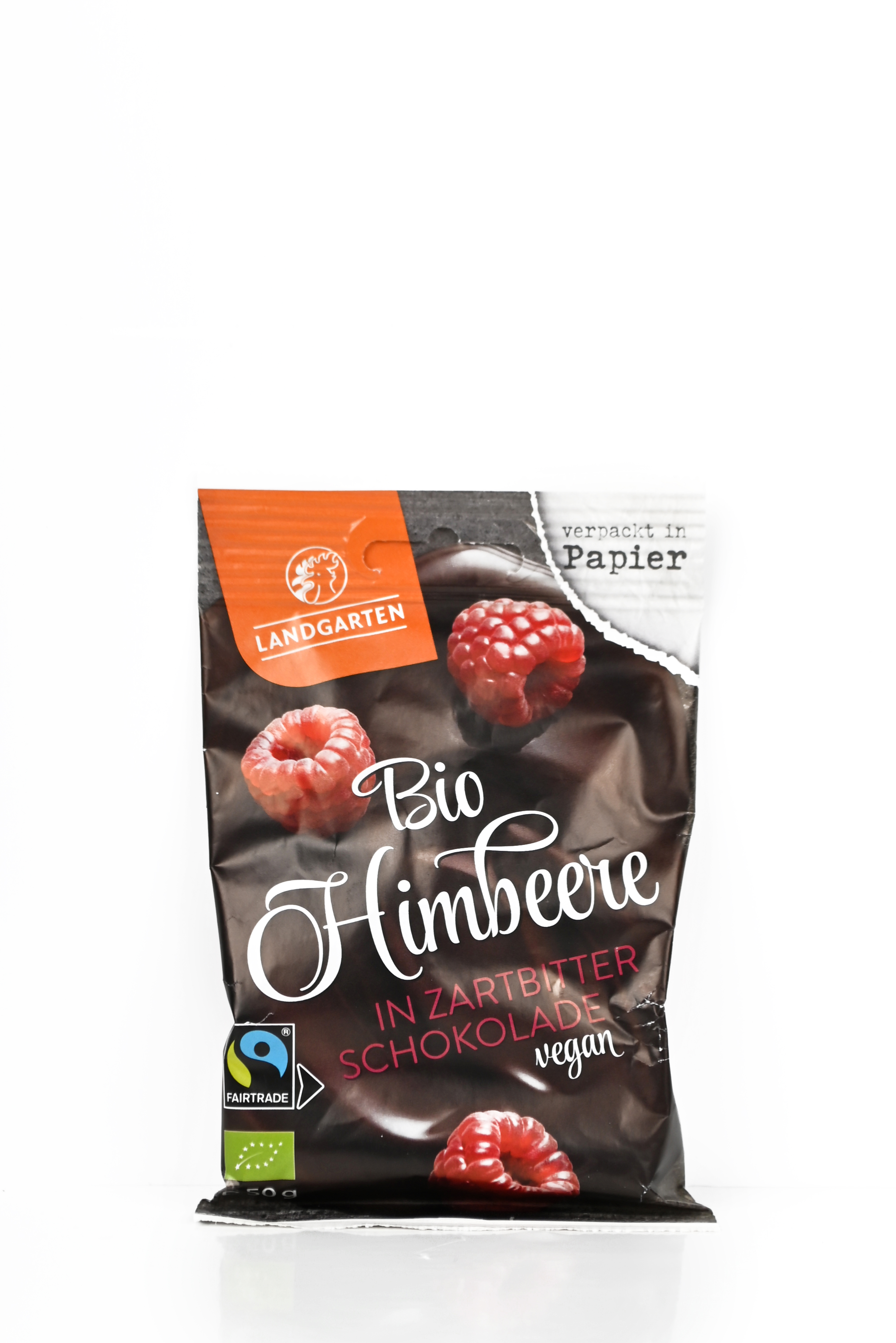 Himbeeren in Zartbitterschokolade